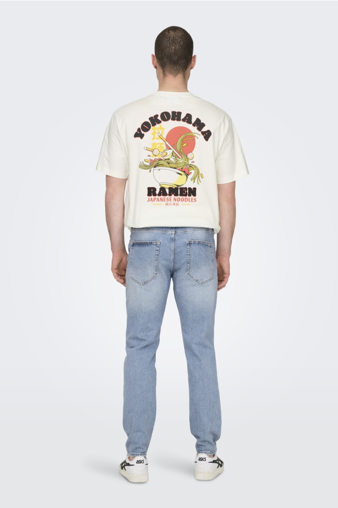 ONSYOKE TAPERED LB 9684 DOT DNM NOO 22029684 Light Blue Denim